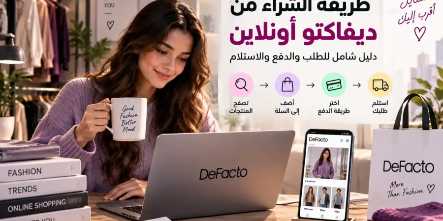 طريقة الشراء من ديفاكتو أونلاين 2026 | دليل الطلب والدفع والاستلام